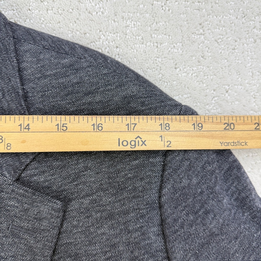 Bonobos Jet Setter Men's Charcoal Gray Knit Blazer - Two-Button Jacket - Picture 13 of 14